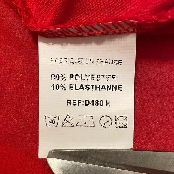 Gala Women's Red Lace Flirty Top Size XL - Picture 4 of 5